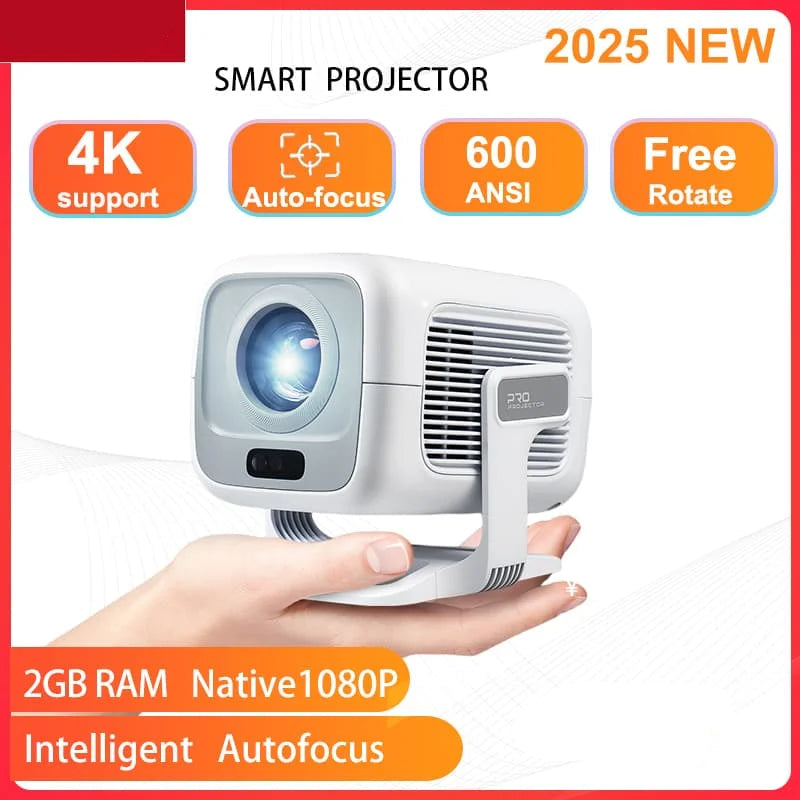 1080P HD Smart Projector – Native Full HD with 4K Support by Snagg A Projector