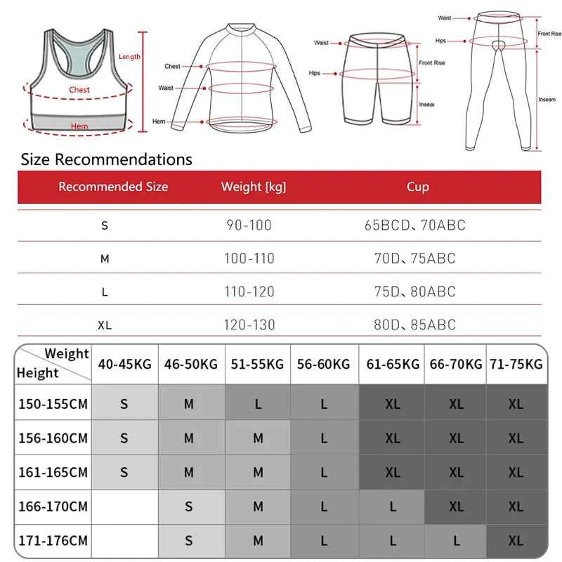 Women's Long Sleeve Workout Suit | Quick-Dry Gym Bra & Short Tracksuit Running Yoga Clothes Set