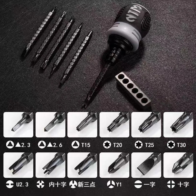 26-in-1 Magnetic Ratchet Screwdriver Set