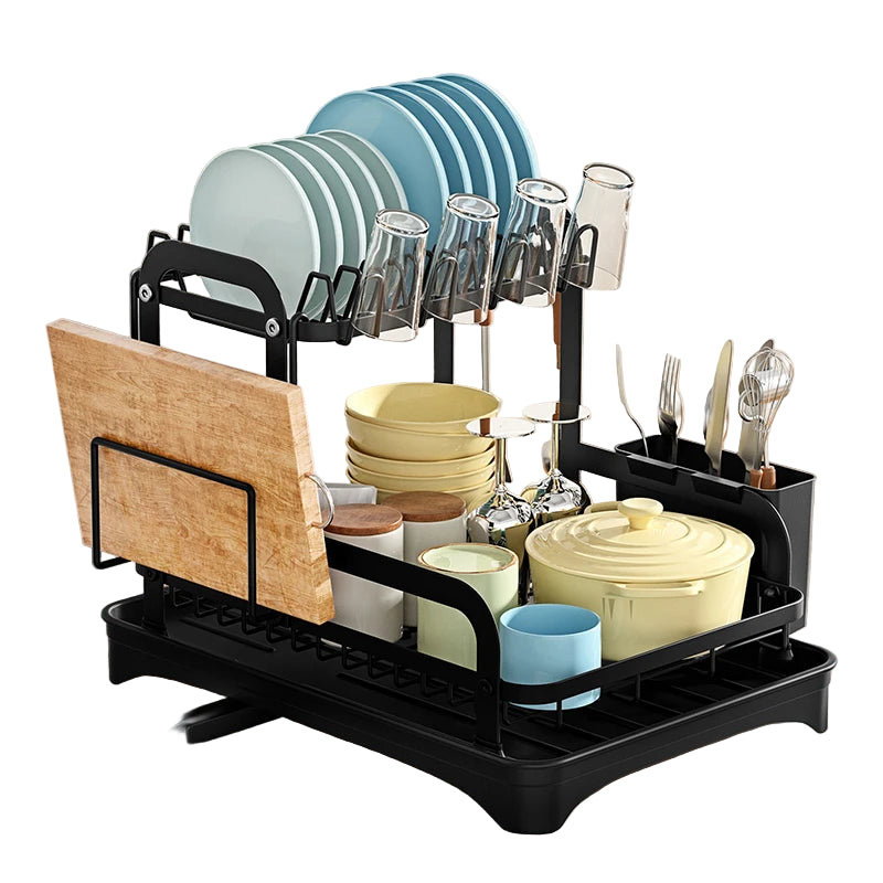 2-Tier Dish & Bowl Drainer Rack by Snagg A Rack