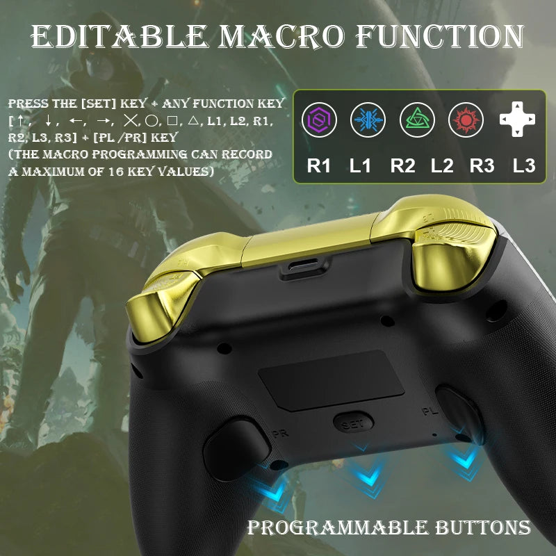 Wireless Game Controller Compatible With PS5, PC & Steam by Snagg A Game Controller