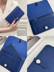 Genuine Leather Long Wallet for Women