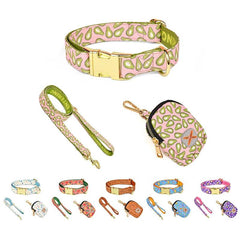 Adjustable Dog Collar & Leash Set with Waste Bag - SnaggIt