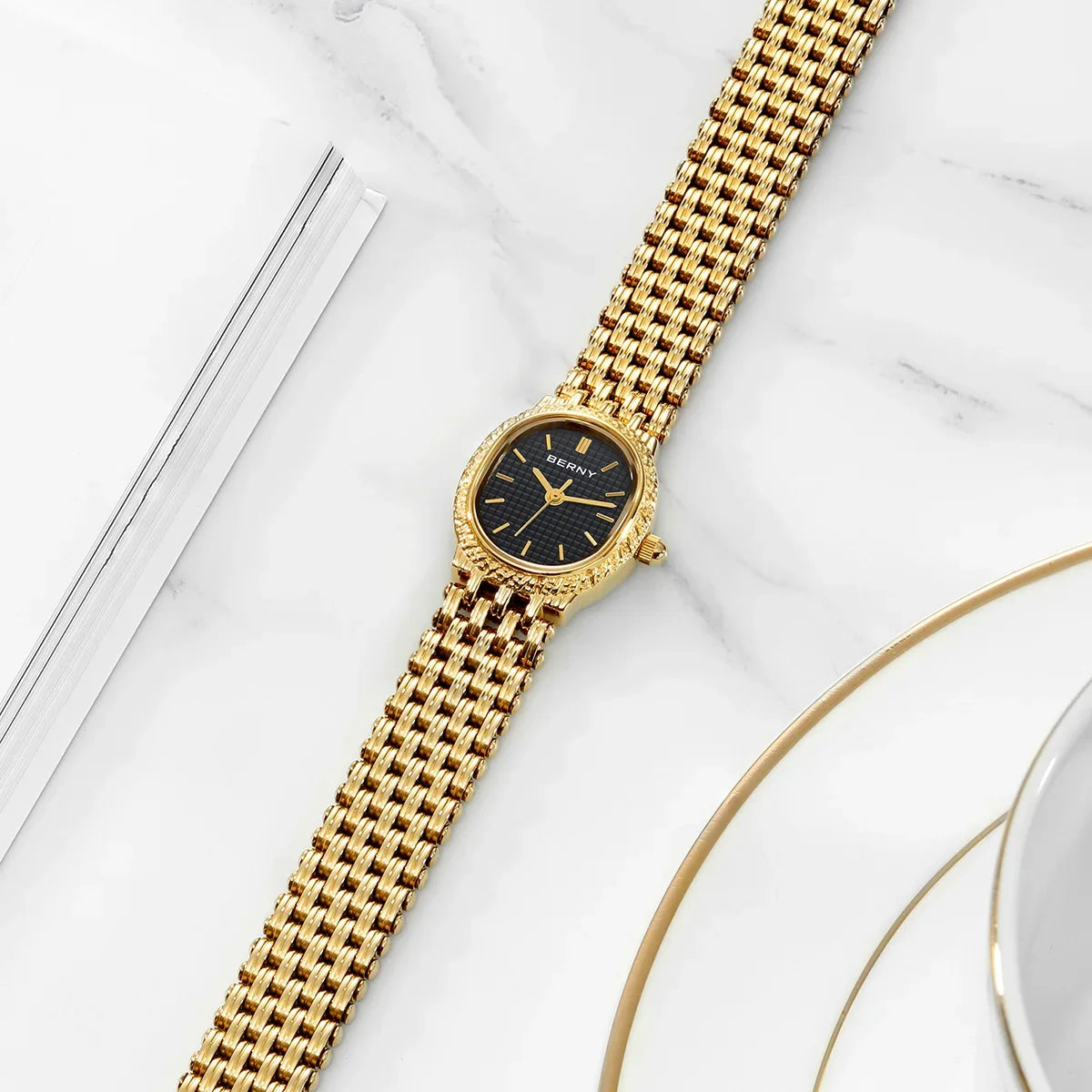 BERNY Women’s Gold Quartz Watch