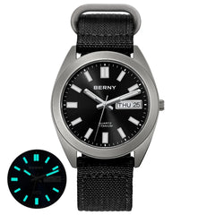 Titanium Sport Field Watch – Canvas Strap Edition