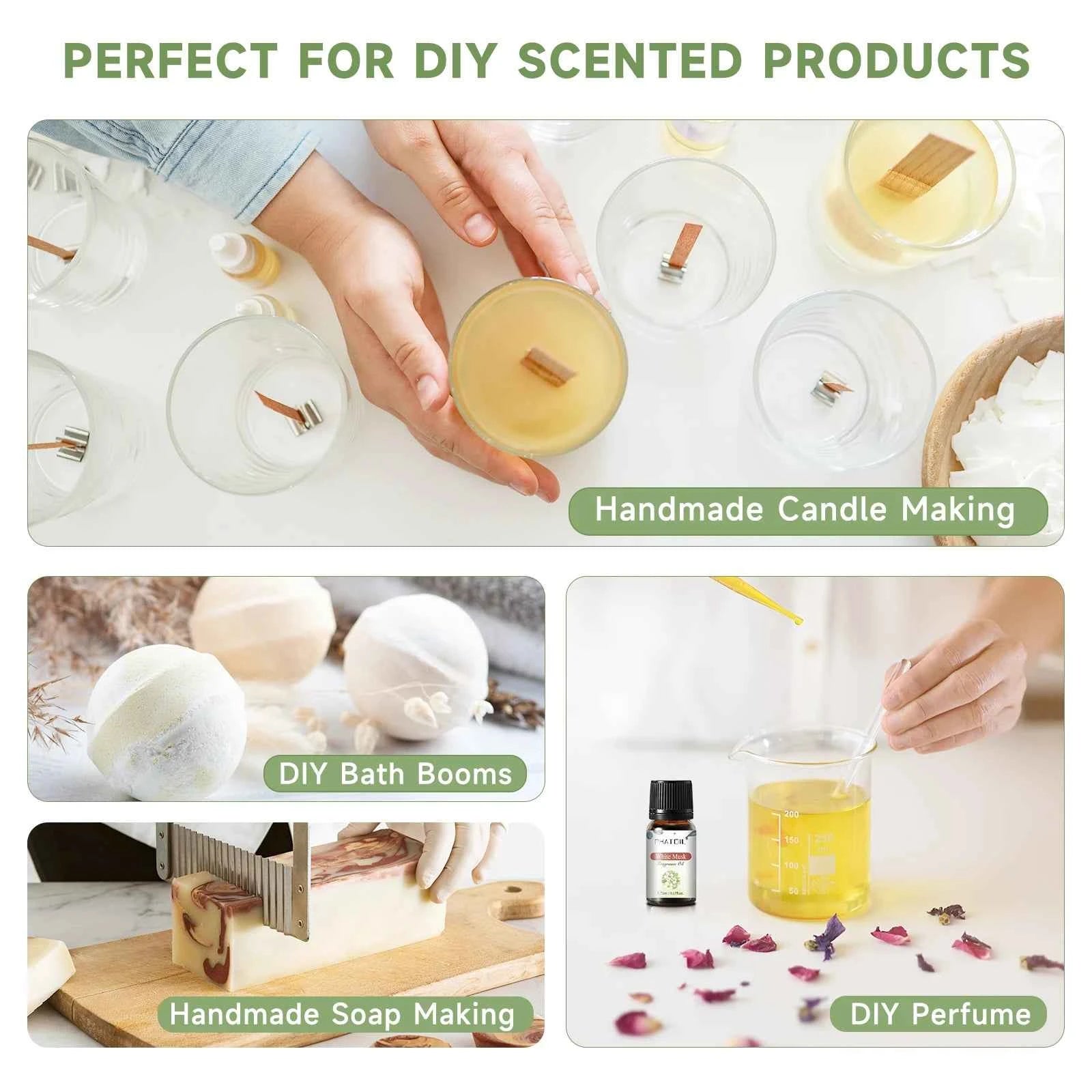 20 Piece Signature Fragrance Collection – Premium 5ml Aroma Diffusion Set for Home, Car & Crafting