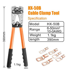 Heavy Duty Cable Lug Crimping Tool Kit