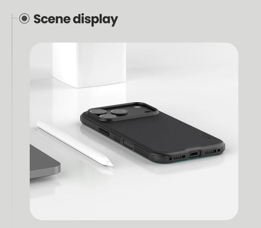 Magnetic Wireless Charging Protective Back Cover for iPhone 17 / Pro / Max
