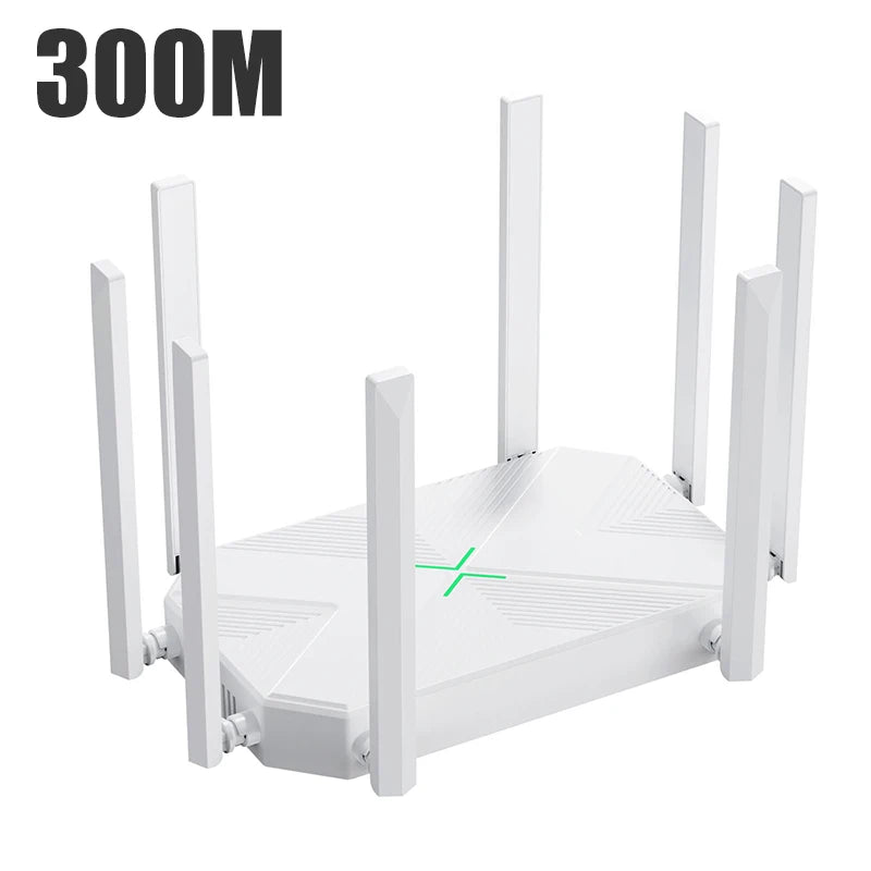 Wireless Router & Signal Booster 8 Antenna Dual Band Repeater with AP Mode by Snagg A WiFi Booster
