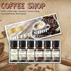 6 Piece Fragrance Oil Collection – 10ml Pure Natural Aroma Diffusion Set for Wellness & DIY Crafting