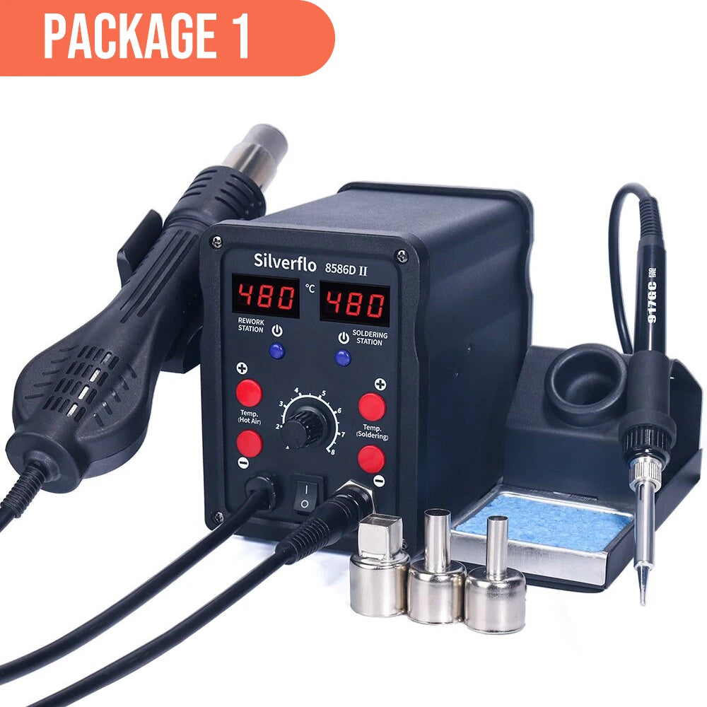 2-in-1 Soldering & Rework Station