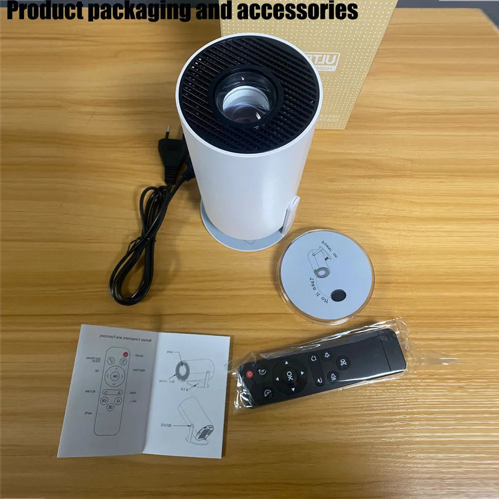 Smart Projector HY300 Plus Android LED Projector with 4K Support by Snagg A Projector