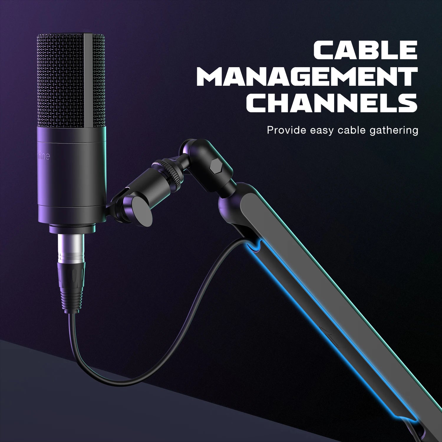 Adjustable Low Profile Microphone Arm Stand by Snagg A Microphone Stand