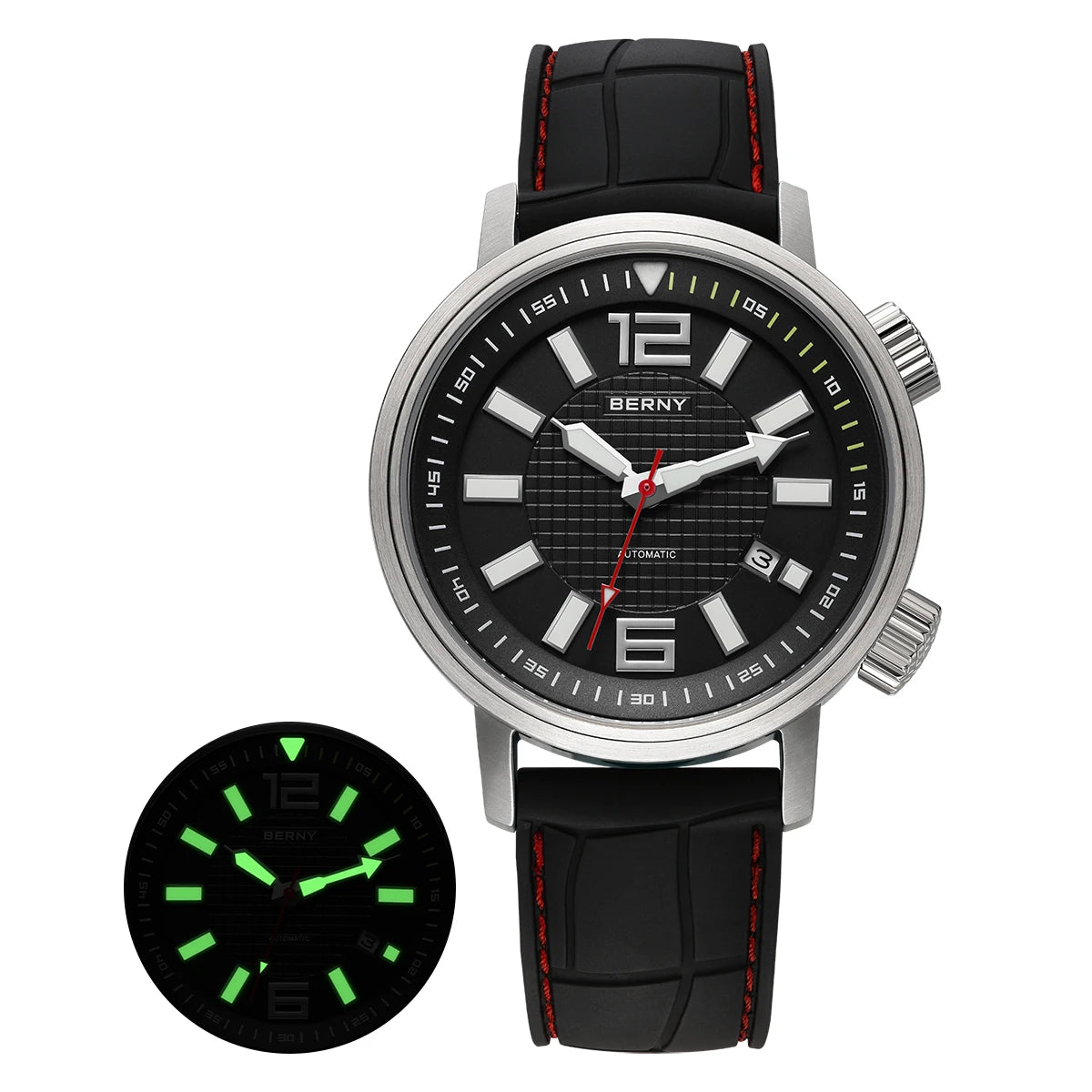 Automatic Diver Watch – Fluororubber Edition