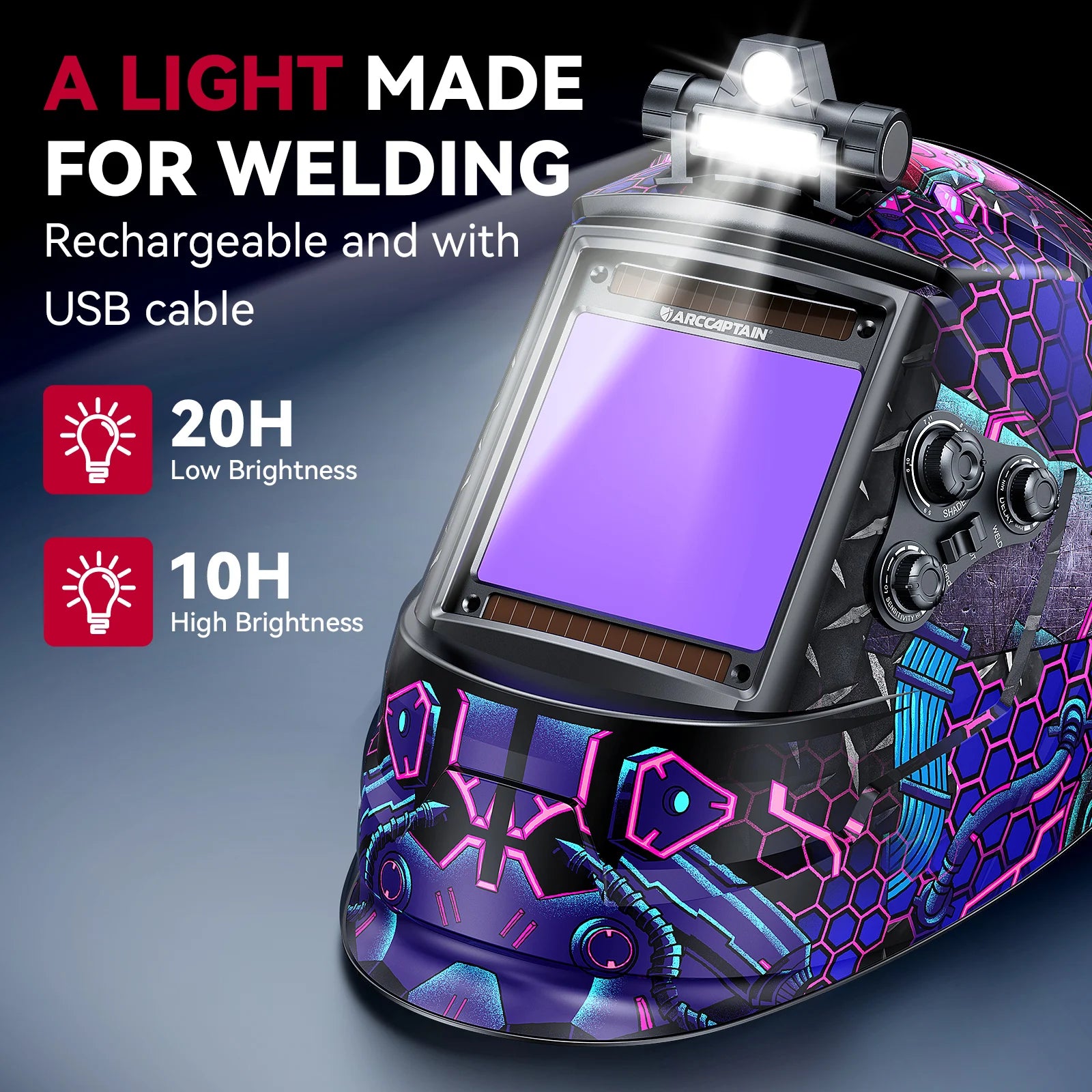 Auto-Darkening Welding Helmet