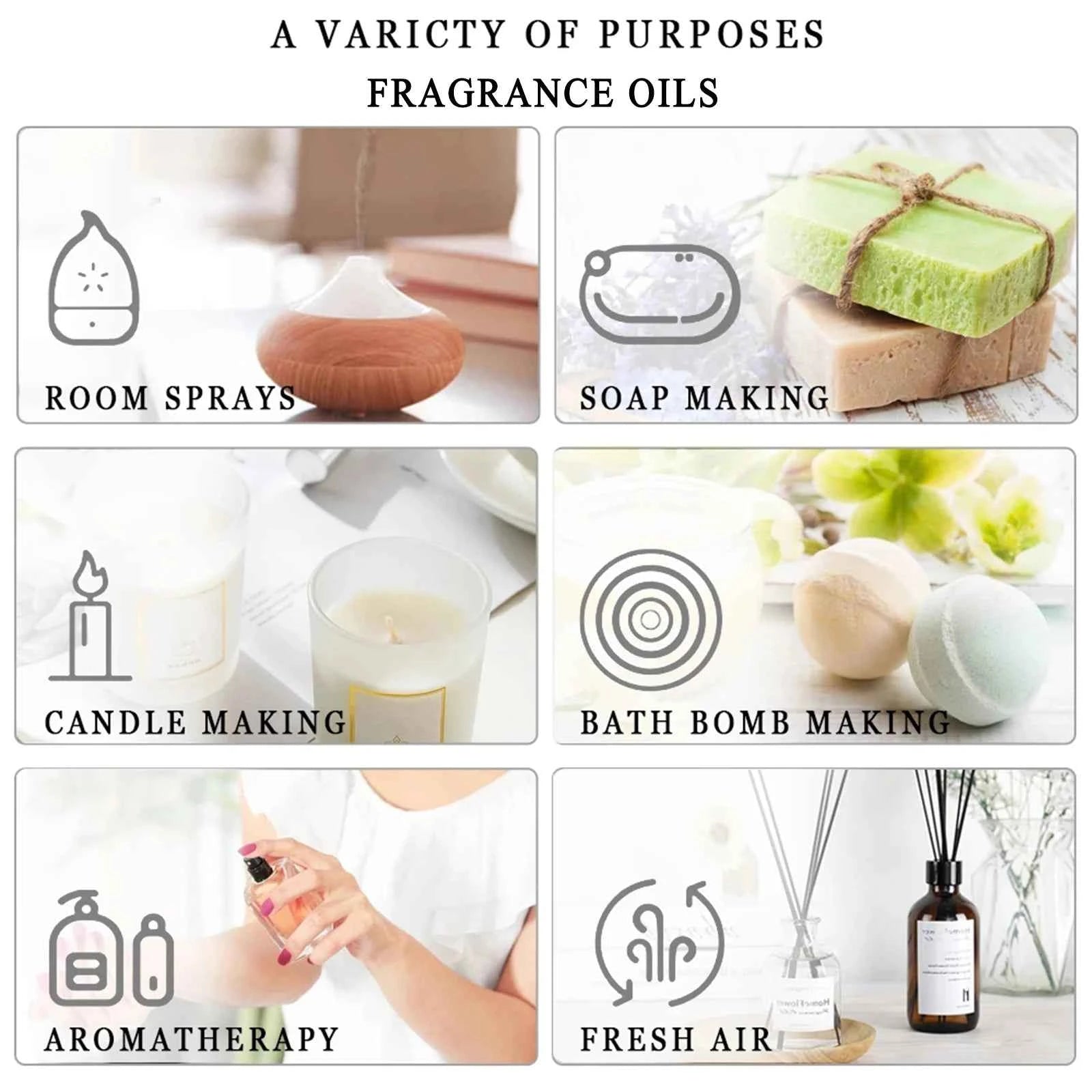 9 Pieces Essential Oil Library – 100% Pure 10ml Botanical Set for Diffusion, Artisanal Crafting & Wellness