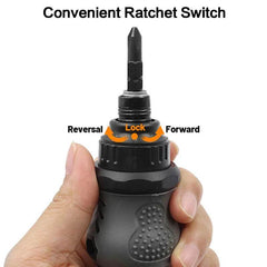 26-in-1 Magnetic Ratchet Screwdriver Set - SnaggIt