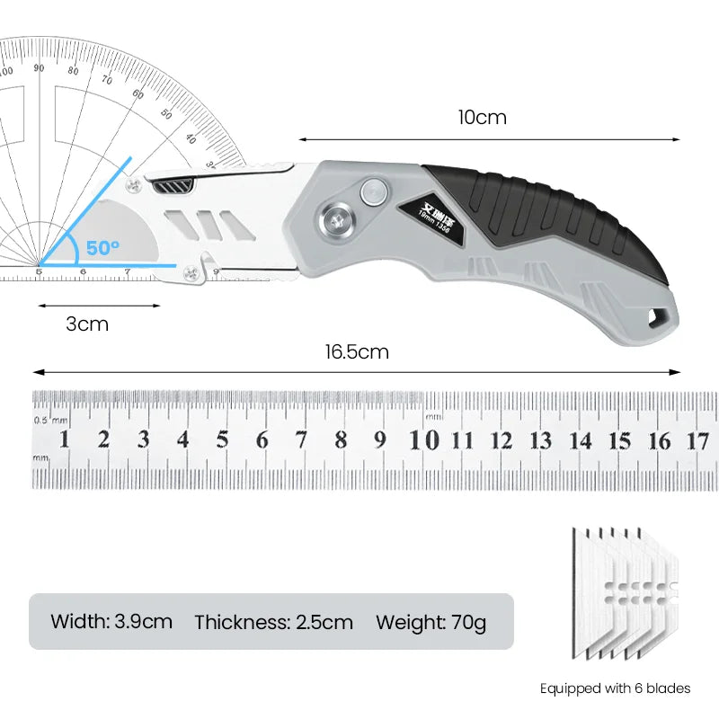 AIRAJ Retractable Utility Knife