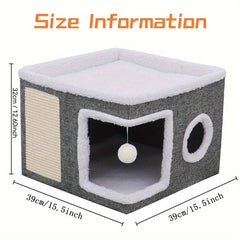 4-Season Multi-Level Cat House - SnaggIt