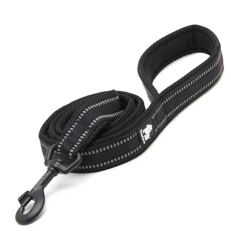 Soft Padded Reflective Dog Leash by Snagg A Leash