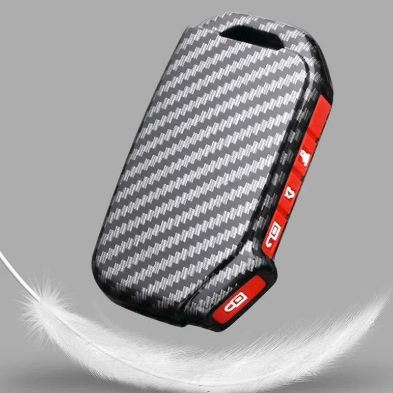4 Bottons Carbon Fiber ABS Car Key Cover by Snagg A Key Cover