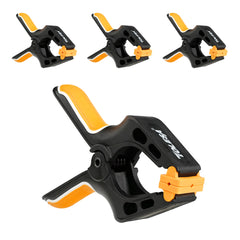 4PCS 4” Heavy Duty Spring Clamps – Nylon Woodworking Clamps with Powerful Grip for Gluing, Photography & DIY