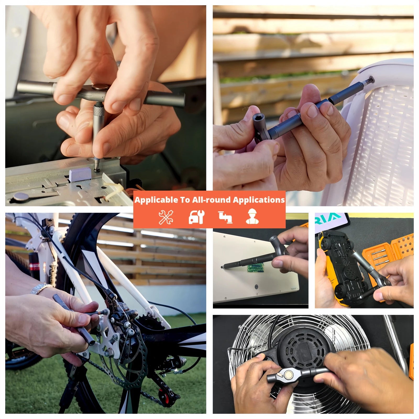 42-in-1 Magnetic Ratchet Screwdriver Set