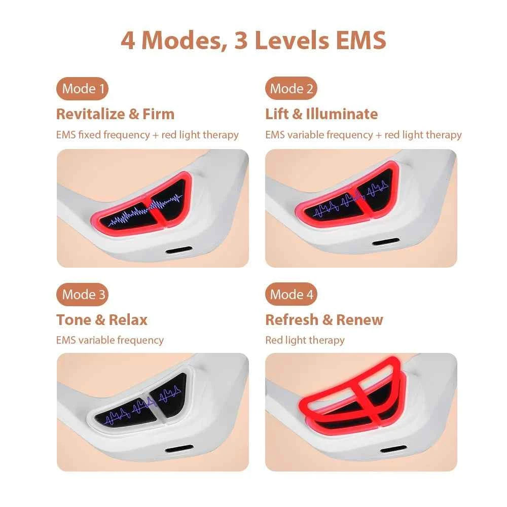 3D EMS Eye Massager Glasses – Red Light Anti Fatigue Eye Care Device