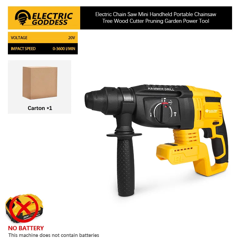 26mm Brushless Rotary Hammer Drill