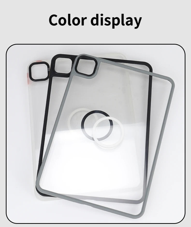 Hard PC Clear Magsafe Magnetic Case For iPad Pro 11/12.9/13 by Snagg An iPad Case