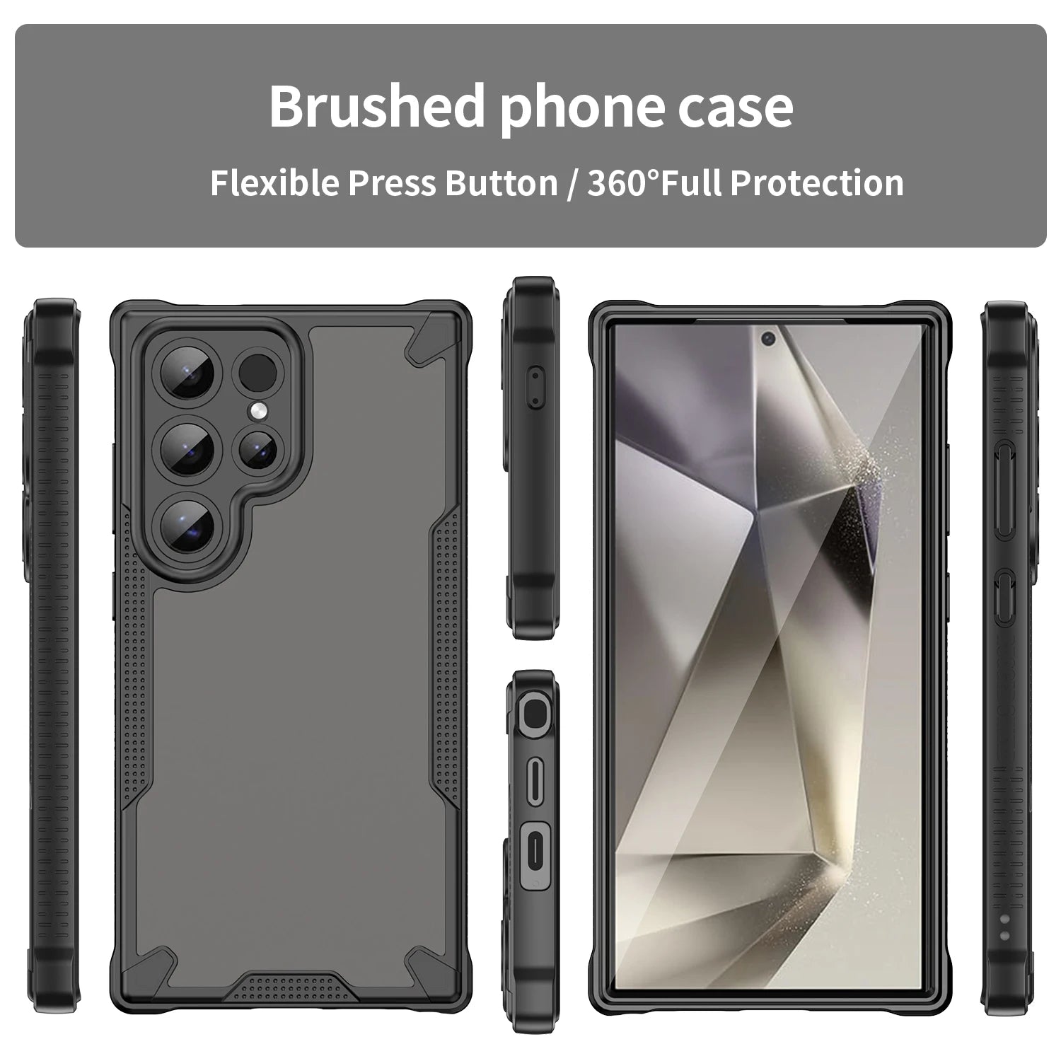 Frosted Shockproof Case – for Samsung Galaxy S24 Series - Phone Cases & Covers