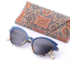 Cat Eye Wood Sunglasses