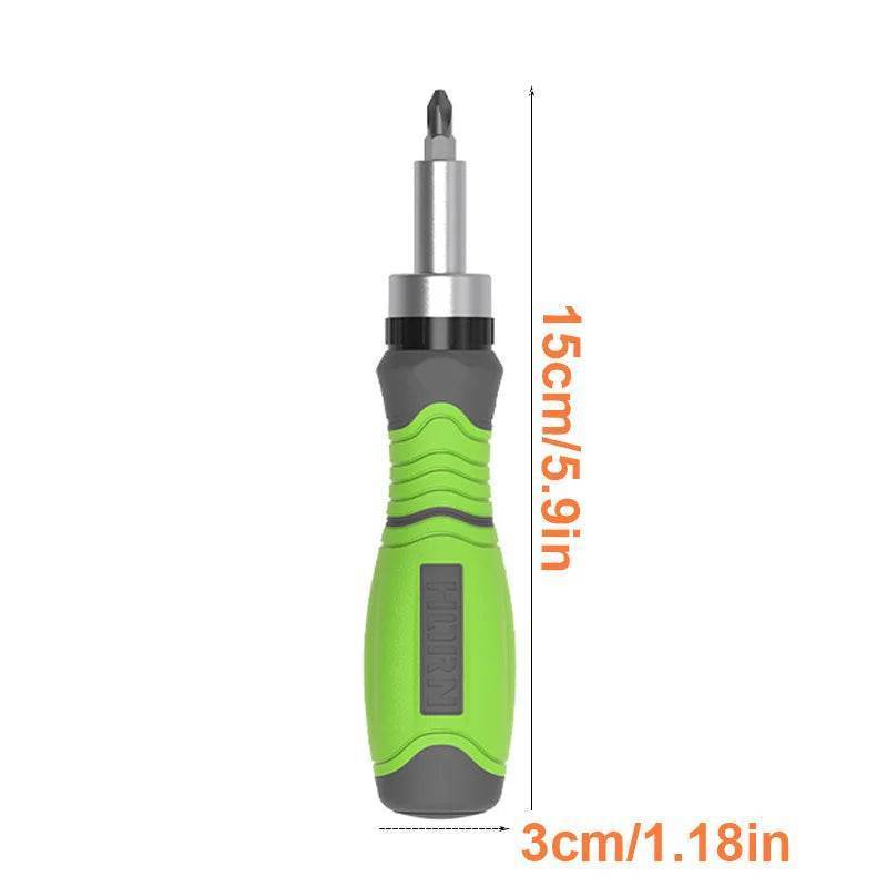 10-in-1 Hippo Mini Ratchet Screwdriver Set - SnaggIt