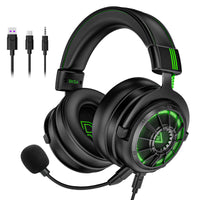 7.1 Wired Gaming Headset Connections for PC, PS4, Xbox & Switch by Snagg A Gaming Headset