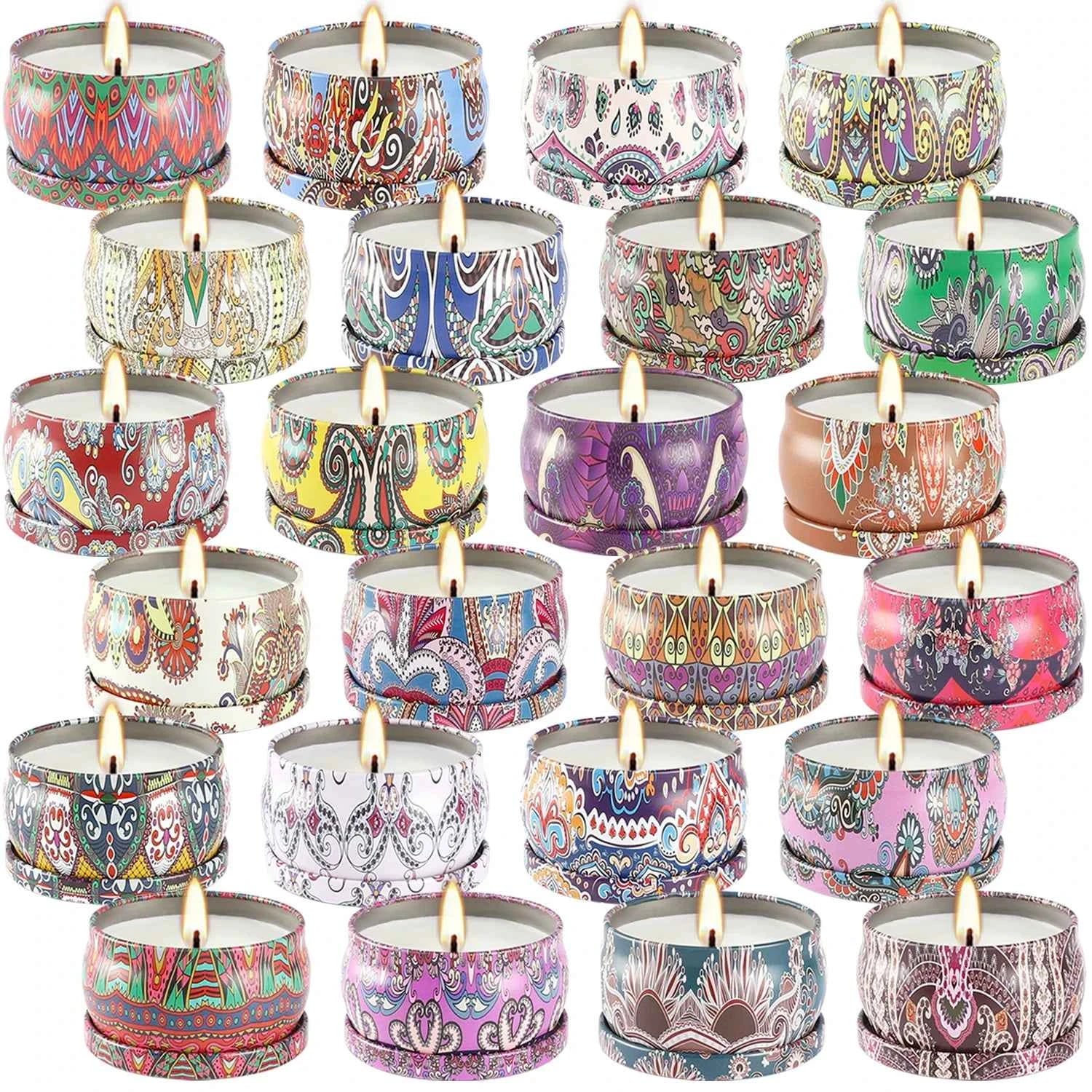 24 Packs of Chinese Classical Scented Candles