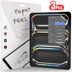 3 Pack Paper-Feel Screen Protector for iPad – Matte PET Writing & Drawing Film (No Glass)