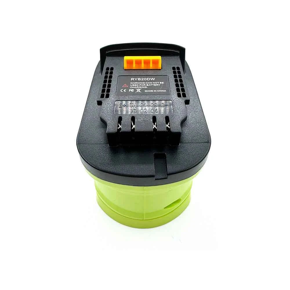 Ryobi 18V battery converter for Makita, DeWalt and Milwaukee tools – image 5