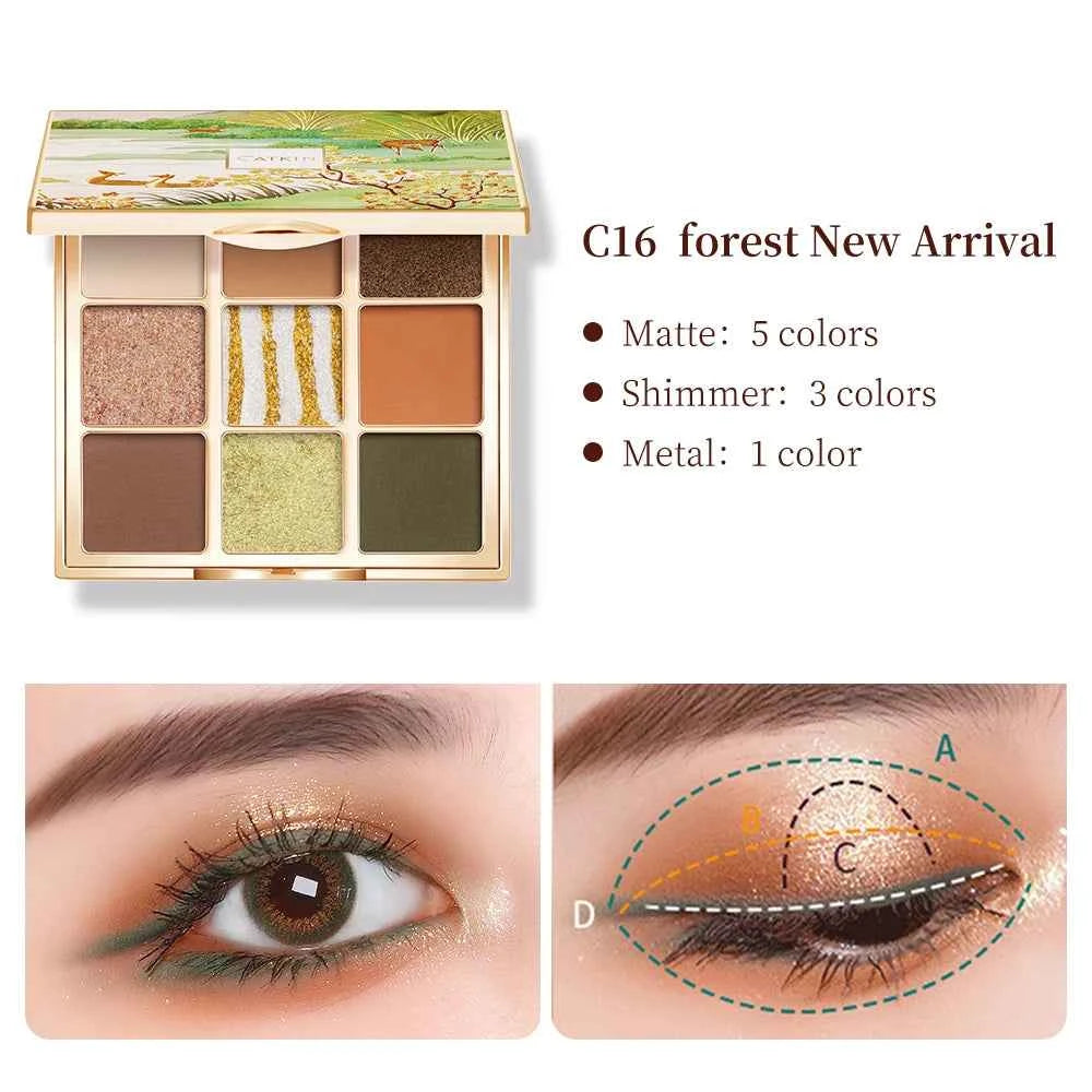 Signature 9 Color Eternal Love Palette – Shade C16 Professional Matte & Shimmer Collection