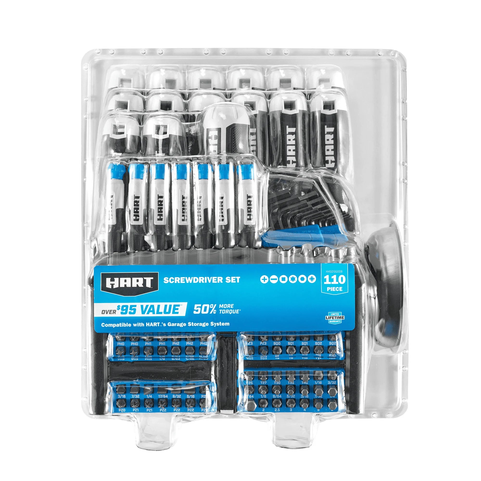 110-Piece Screwdriver & Bit Set with Storage Stand