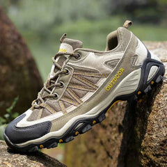 Unisex Outdoor Walking Shoes – Leather Upper, EVA Insole & Rubber Sole for Hiking & Everyday Wear