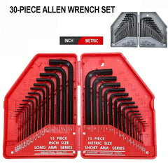 30-Piece Hex Key Wrench Set