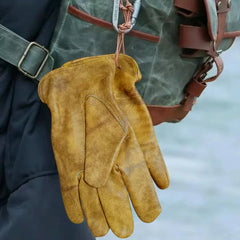 Brown Leather Work Gloves for by Snagg A Gloves