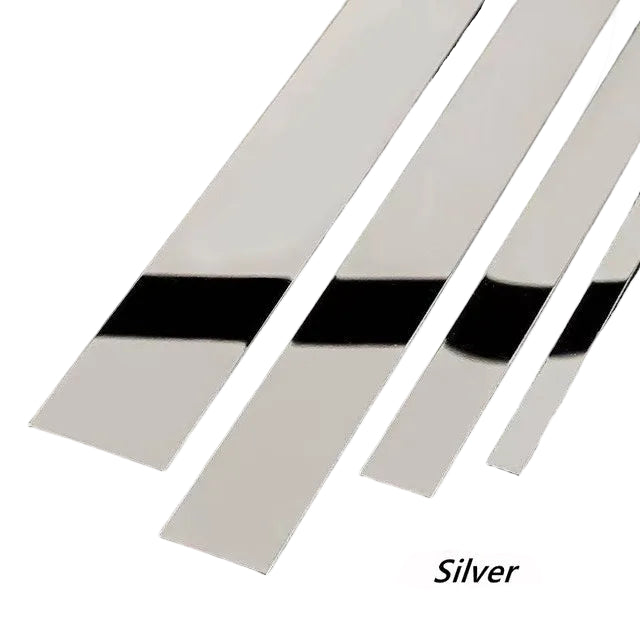 Stainless Steel Decorative Strip by Snagg A Wall Mirror