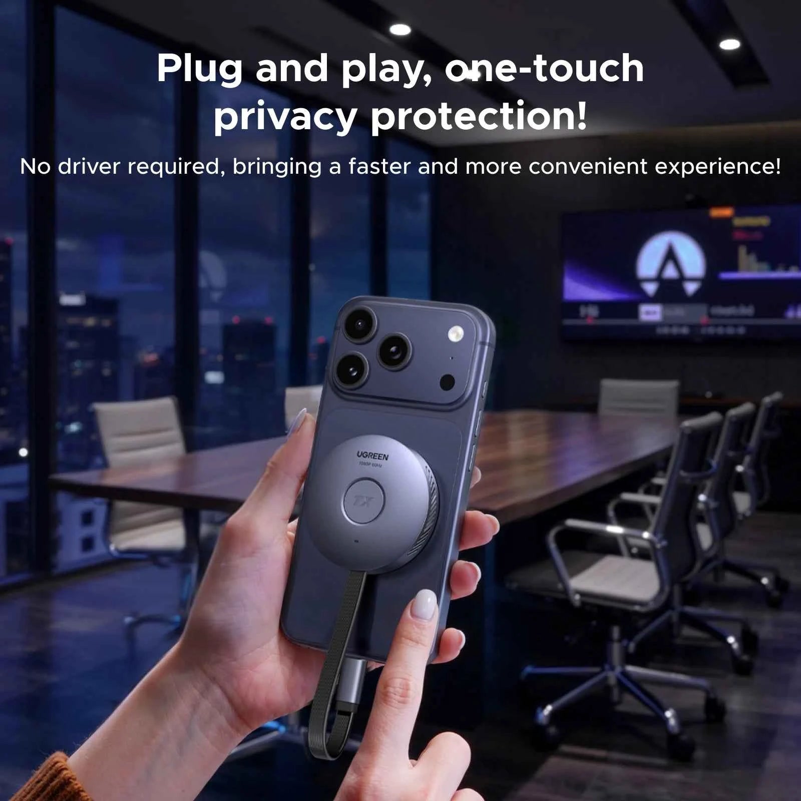50M Wireless HDMI Transmitter & Receiver – Point-to-Point Connection from Phone or PC to TV