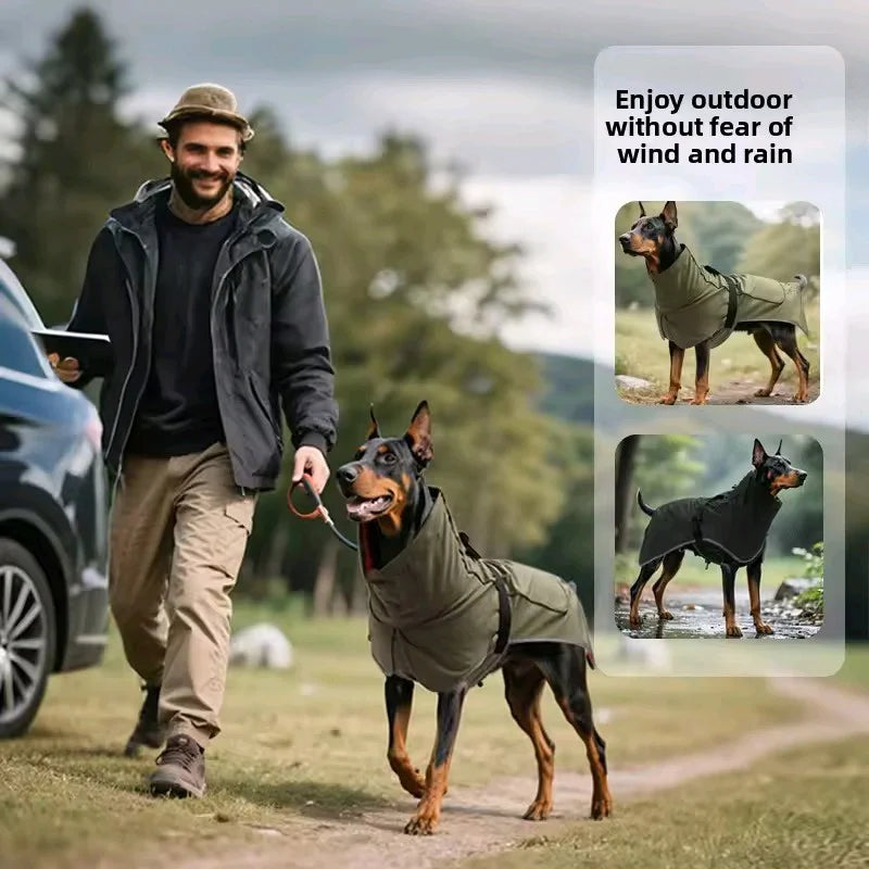 Pet Stormcoat - Waterproof Dog Raincoat with Windbreaker Protection by Snagg A Raincoat