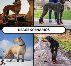 Waterproof Anti-Slip & Reflective Dog Shoes by Snagg A Shoes
