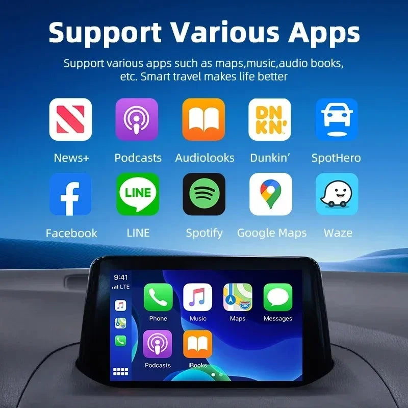 2025 Wireless CarPlay & Android Auto Adapter by Snagg A Car Adapter