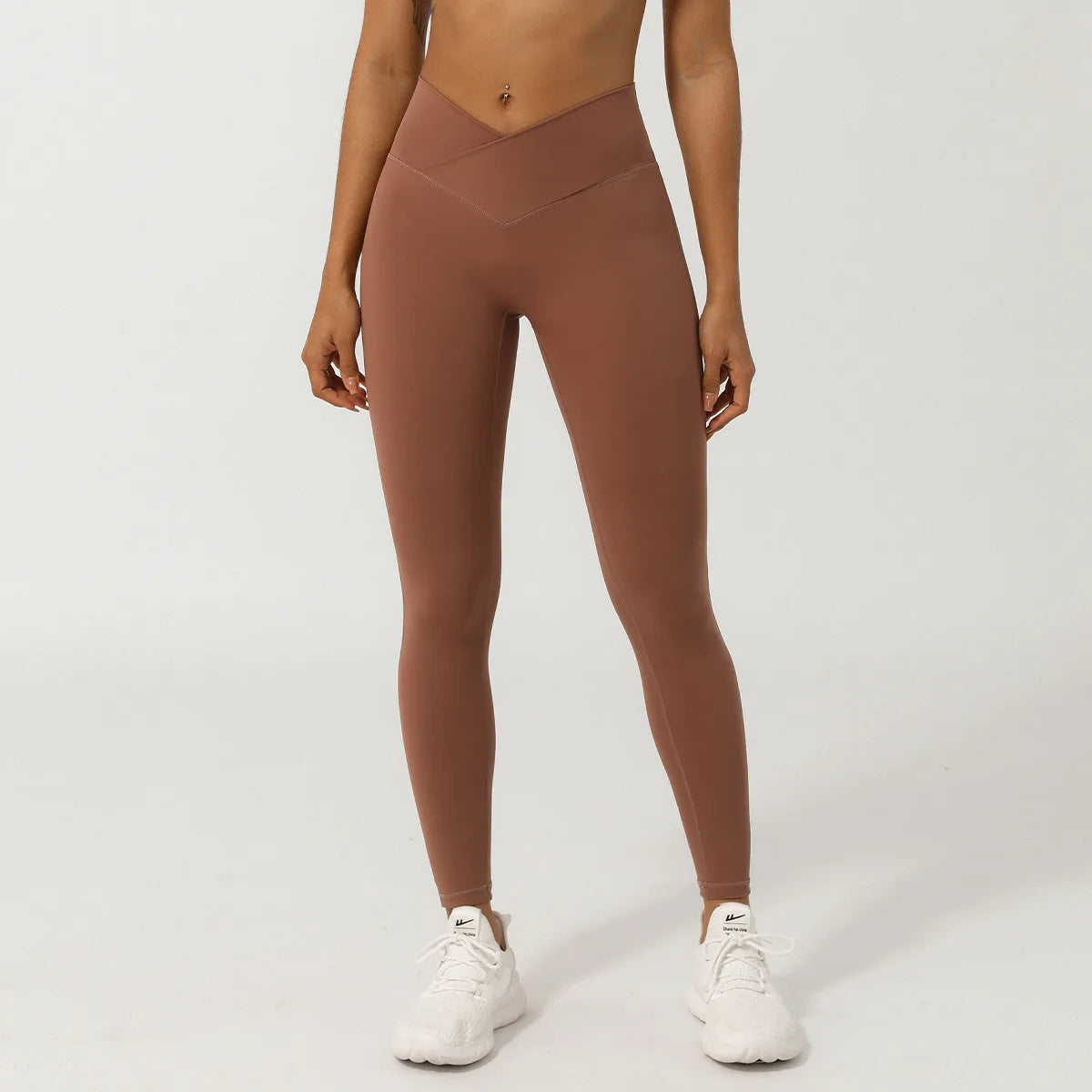 Women's Cross Waist Push-Up Yoga Leggings | High Waist Quick-Dry Gym Jogging Workout Tights