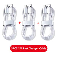 3-Pack 100W USB-C Fast Charging Cables by Snagg A Charging Cable