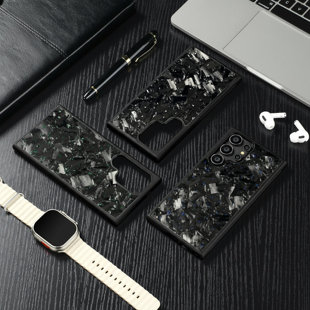 Magnetic Real Forged Carbon Fiber Case For Samsung Galaxy S25 Series by Snagg A Phone Case